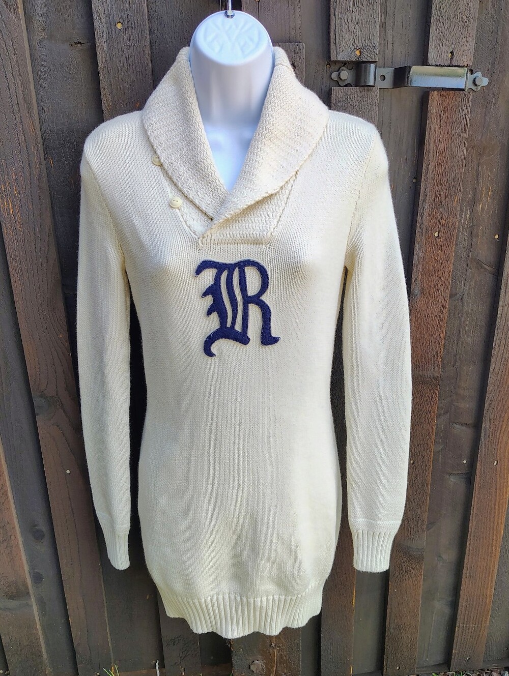 Ralph Lauren Rugby Cotton & Cashmere Sweater Dress